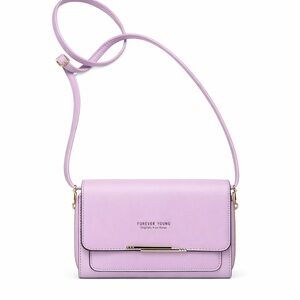 Forever Young Pastel Purple Crossbody Bag